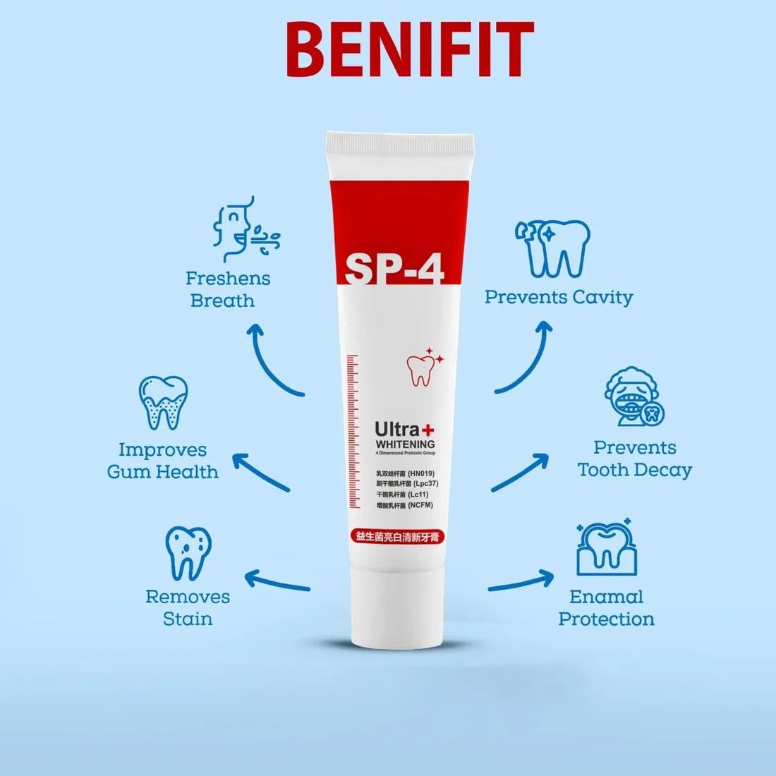 OFFICIAL Probiotic® Teeth Whitening Paste (Buy 1 Get1 )Limited Offer
