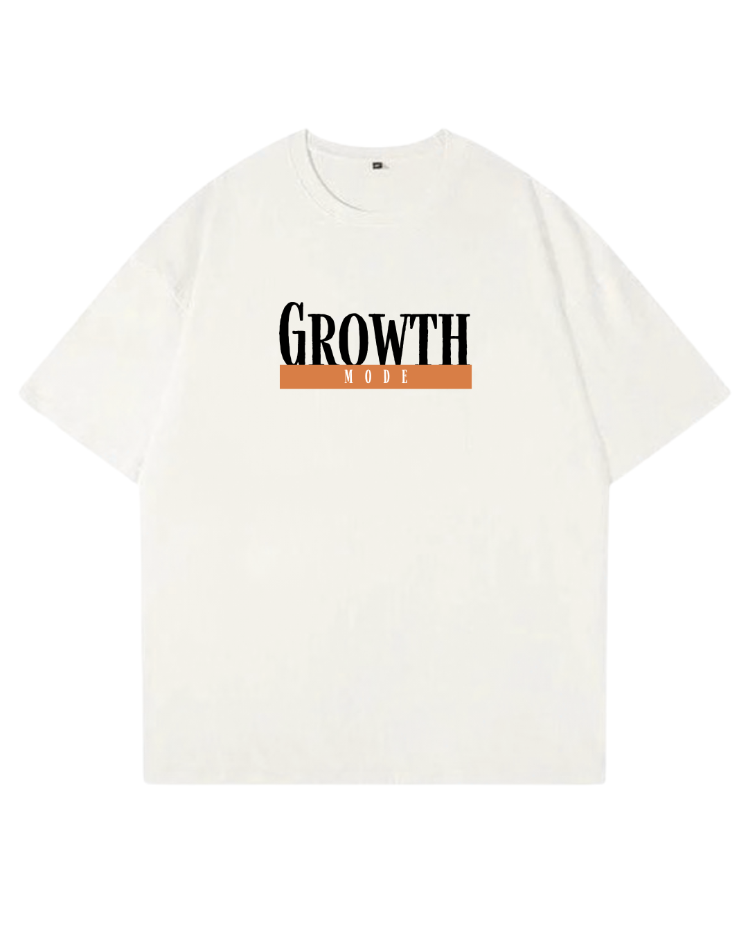 Growth Mode Oversized T-Shirt | Performance Driven Graphic Tee