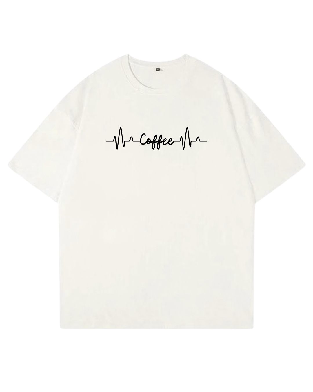 Coffee Being Oversized T-Shirt | Coffee Lover Graphic Tee