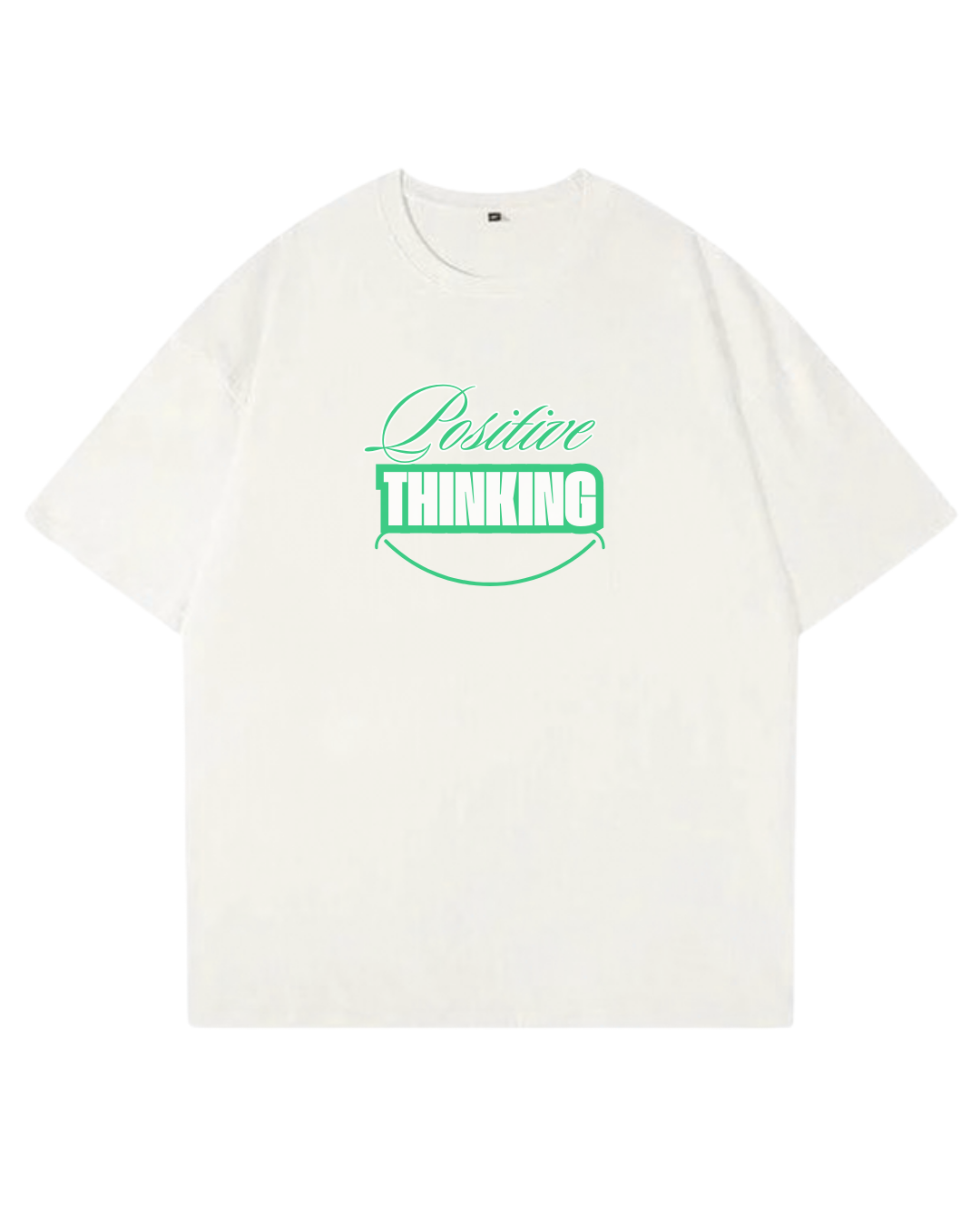 Positivity Oversized T-Shirt | Positive Thinking Graphic Tee